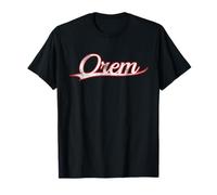 Orem Utah Wasatch Front Vintage Varsity Distressed Throwback Camiseta