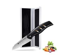 OREMAKE 7-INCH NAKIRI Cuchillo de cocina profesional multiusos, súper afilado, acero damasco japonés de 69 capas, alto contenido de carbono, diseño ergonómico Mango G10 (3.5 pulgdas)