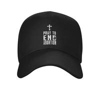 Oremos para Acabar con El Aborto Cristianismo Pro-Vida Católico Unisex Gorra Trucker Ligera Gorras Hip Hop Casual Snapback Cap para Golf Verano Aire Libre