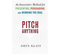 Oren Klaff Pitch Anything: An Innovative Method fo (Tapa dura) (Importación USA)