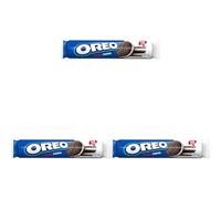 Oreo Doble Crema Galletas de Chocolate con Doble Relleno de Crema, 185g (Paquete de 3)