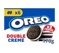 OREO Doble Crema sabor vainilla galletas con relleno doble, 170g