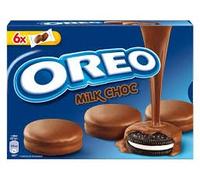 Oreo galletas bañadas en chocolate con leche 246 gr.