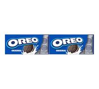 Oreo Galletas de Chocolate Rellenas de Crema Sabor Vainilla, La Galleta Original, Paquete de 440 g