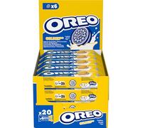 Oreo Golden, Galletas Rellenas de Crema de Vainilla, las Galletas Oreo Golden son Perfectas para Disfrutar de una Merienda Rápida y Fácil, Paquete de 66 g