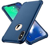 ORETECH Funda Compatible con iPhone XS MAX, Full Body, Silicona, Azul Profundo, Tecnología de Cojín Aire