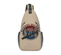 OREURUIK Custom Route 66 America Road Vintage Trip Sling Chest Bag Custom Shoulder Crossbody Backpack para Hombres Mochila de Viaje