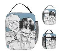 OREURUIK The Summer Hikaru Died Lunch Bag Lonchera portátil para Mujer Oficina Print Cooler Bag Vintage Oxford Thermal Lunch Bags