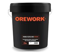 Orework Pintura plástica blanco mate para interior - 20 kg