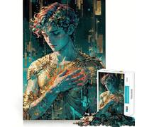 Orfeo︰ Lamento del Amor perdido Rompecabezas para Adultos 1000 Piezas Juguete de lógica Resistente Alivio de tensión Borde Transparente Regalo Premium (38x26cm)