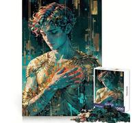 Orfeo︰ Lamento del Amor perdido Rompecabezas para Adultos 1000 Piezas Juguete de lógica Resistente Alivio de tensión Borde Transparente Regalo Premium (38x26cm)