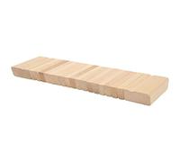 Orff Tooth Wood Sounder, Instrumento de percusión de Madera para niños, Juguete Educativo Musical con Bordes Lisos y empuñadura Redondeada, sonajero Seguro de Madera Maciza para el (Color Madera)