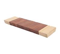Orff Tooth Wood Sounder, Instrumento de percusión de Madera para niños, Juguete Educativo Musical con Bordes Lisos y empuñadura Redondeada, sonajero Seguro de Madera Maciza para el (Color roja y