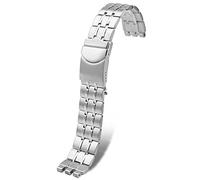 ORFKMF Para reloj Swatch de acero para hombre, correa de metal, YVS451, YVS435, YCS443G, accesorios de correa de reloj de 19 mm, 21 mm (color: color acero, tamaño: 19 mm)