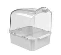ORFOFE 1 Pc bañera de pájaro bañera para periquitos Bebedero para pájaros para Jaula comedero pajaros Bird Feeder Suministro de Aves Tina de baño para periquitos Loro Xuan Feng