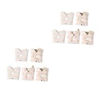 ORFOFE 10 Piezas compresas menstruales súper absorbentes ropa interior para mujeres reutilizable ombligo Toalla sanitaria de algodón Compresa lavable para mujeres almohadilla de toalla