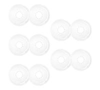 ORFOFE 10 Protectores de Cadena para Bicicleta de Montaña y Carretera Plástico Reforzado Transparente de 531 Cubierta de Volante Resistente al Desgaste para Protección de Piñón y