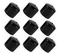 ORFOFE 10 Tapas Antipolvo de Goma Gris para Cubo de Remolque 50 MM Tapones de Grasa para Protección de Cojinetes de Eje Cubiertas Resistentes para Uso Marítimo y Construcción