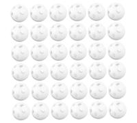 ORFOFE 100 piezas Accesorios de Juguetes Sonoros para Insertos Redondos de Plástico con Sonido Integrado para Muñecas y Juguetes Chirriadores Educativos