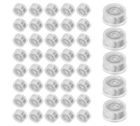 ORFOFE 100piezas Base de Cojinete Giratorio Rodamientos de Bolas Transparentes para Manualidades de Accesorios Giratorios DIY para Proyectos de Arte para Decoraciones de Molino de Viento