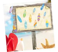 ORFOFE 120 Piezas Pegatinas de Tabla de Surf Hawaiana Autoadhesivas Decoración Tropical para Fiestas y Aulas Variedad de Diseños para Manualidades y Scrapbooking