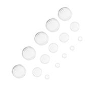 ORFOFE 15 Piezas Soporte Expositor Acrílico Transparente para Pelotas Anillos y Canicas Diseño Estable y Duradero para Exhibición y Almacenaje