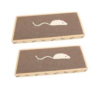 ORFOFE 2 Almohadillas Rascadoras para Gatos Rascador Pequeño para Gatos Almohadilla para Garras