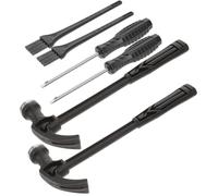 ORFOFE 2 Juegos Kit Excavación Herramientas Plásticas Martillo Cincel Cepillo Educativo Arqueología para Estimular Imaginación y Habilidades Motoras Finas