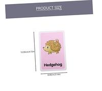 ORFOFE 2 Juegos Tarjetas de Aprendizaje Infantiles con Imágenes Educativas para Bebés y Didáctico para Desarrollo Motriz Reconocimiento de Colores y Habilidades Cognitivas