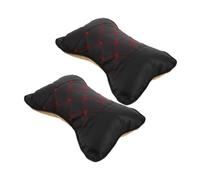 ORFOFE 2 piezas Almohadas Cervicales Coche Unidades Soporte Cuello con Algodón PP y PU Transpirable Cojines Cabeza y Cuello Suaves y Duraderos para Viaje y Conducción