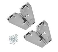 ORFOFE 2 Piezas Bisagras de Tabla Abatible Mecanismo de Resorte Soporte Plegable Resistente con Tornillos para Mesas Comedor y Escritorio Accesorios Funcionales para Ahorro de Espacio