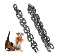ORFOFE 2 Piezas Cadenas de Prisión de Halloween Simuladas Decorativas de Plástico Resistentes y Ligeras para Disfraces y Fiestas Temática Halloween