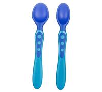 ORFOFE 2 Piezas Cuchara Termo Cuchara Sensora De Calor Cuchara Infantil Cucharas De Punta Blanda Utensilios Niño Cuchara Cucharas Para Niños Pequeños Cuchara Autoalimentable Tipe
