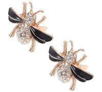 ORFOFE 2 piezas Decorativos Clips para Zapatos de Mujer Diseño de Broches Metálicos con para Tacones y Fiestas Fáciles de Colocar y Resistentes