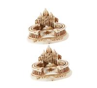 ORFOFE 2 Piezas Miniatura de Resina San Pietro Decoración Elegante para Casa y Oficina Réplica Arquitectónica Precisa y Coleccionable para Miniatura