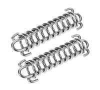 ORFOFE 2 Piezas Muelle Tensor Resistente de Acero Inoxidable Correa de Perro Amortiguador de Tensión para Entrenamiento y Actividades Capacidad de Accesorio Versátil para Camping y