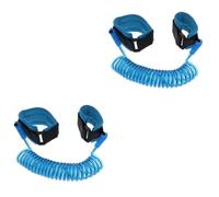 ORFOFE 2 Piezas Muñequera anti-perdida correa de enlace de muñeca pulseras para niños muñequera niño muñequeras niño muñequera de seguridad enlace de muñeca para niños pequeños Poliéster