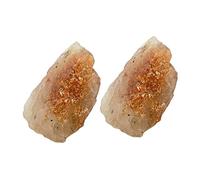 ORFOFE 2 Piezas Piedra Del Sol Caída De Forma Irregular Piedras De Chakra De Cristal Piedra Preciosa Tallada Curación De Cristal Gemas De Vidrio Color Pulido Yoga Piedra Del Paisaje