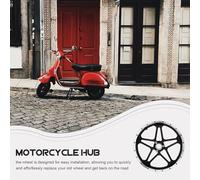 ORFOFE 2 Piezas Rueda Delantera para Mini Moto Tiempos Repuesto de Llanta de Aleación de Aluminio para Scooter y Dirt Bike Conjunto de Compatible con Motos Pequeñas