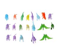 ORFOFE 20 Figuras de Dinosaurios de Plástico Que Brillan Oscuridad Modelos Aleatorios Juguetes Luminosos para Premios del Aula y Decoración para Fiestas