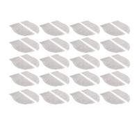 ORFOFE 20 Pares de Forro de Pecho para Traje de Poliéster Pequeño 18x39 Cm, Inserciones Estructurales Transpirables para Chaquetas Formales de Negocios y Oficina