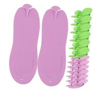ORFOFE 20 pares Zapatillas Desechables de EVA Antideslizantes para Pedicura y Spa Diseño y Grueso Aptas para Mujer y Hombre Salones Hoteles y Uso Casa Color Aleatorio Color Aleatorio