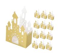 ORFOFE 20 Piezas Cajas para de Fiesta Forma de Castillo de Unidades Cajas Decorativas Multifunción para Pequeños Bodas Cumpleaños y San Valentín