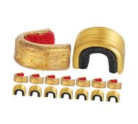 ORFOFE 20 Piezas Clips de Cobre para Cuerda de Arco y Pinzas de Nock para Compuestos y Recurvos Duraderos y para Reemplazo Rápido y Rendimiento Fiable