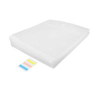 ORFOFE 24 Piezas Tape Document Bags With Lid For Card And Craft Paper Storage Label Stickers Included Protective Cover For Office And Scrapbooking Organization