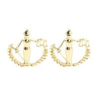 ORFOFE 2piezas Broche Signo de Metalico Broche para Cuello de Camisa de Justicia para Mujeres Delicado Prendedor de Solapa para Traje de Abogado Defensor para Fiestas y Ocasiones