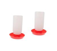 ORFOFE 2piezas Comedero Automático para Aves De Corral Bebedero De Agua para y Dispositivo Práctico y Resistente Suministro De Agua Múltiples Aves