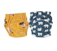 ORFOFE 2piezas Reutilizables Para Bebés De Entrenamiento Impermeables De Pañal De Algodón Lavable Para Recién Nacidos y Protección Para Piel Del Niño Niña