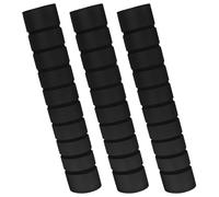 ORFOFE 3 Fundas Antideslizantes para Barras de Dominadas Almohadillas de Espuma Negras Protectores Acolchados Portátiles y Desmontables para Agarre Seguro Entrenamiento de Barra Simple