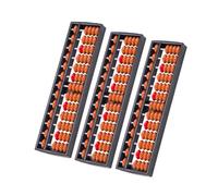 ORFOFE 3 Piezas Ábaco Educativo Infantil Portátil Herramienta de Cálculo Duradera para Entrenamiento Mental y Desarrollo Cerebral Ligero y Fácil de Transportar para Escuela y Casa